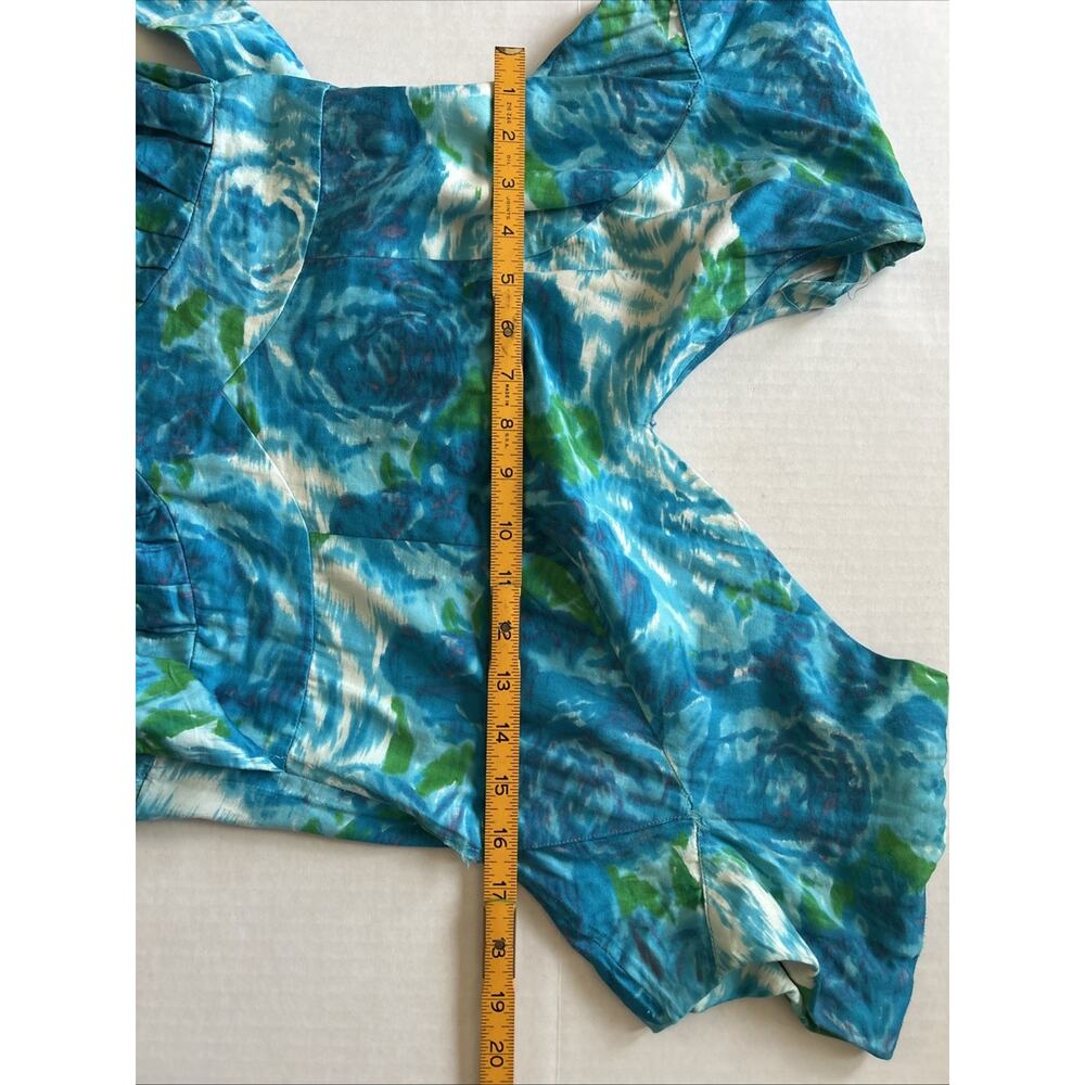 Gorgeous 1950s SUZY PERETTE New Look Floral Fit Flare Dress Small Read - Picture 15 of 16